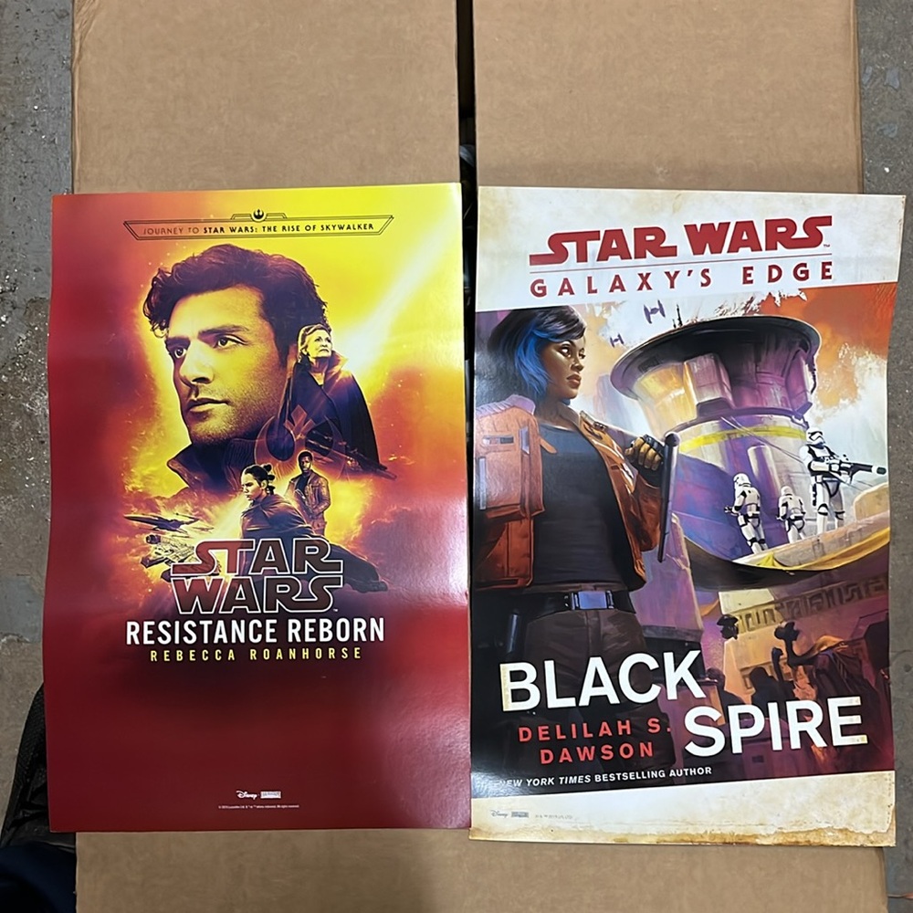 Star Wars Resistance Skywalker / Galaxy’s Edge 2-Siding Poster NEW 11 x 17